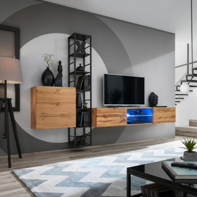Wandregaler Wohnwand Wandkabinett Regal Design TV-Ständer Sideboard Luxus Neien
