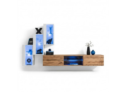 Wunnzëmmer Nei Wunnwand Ariichtung Modern Modern TV-Ständer Mauer-Schaf