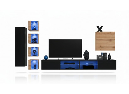 Modern Miwwel Designer Wunnwand Ariichtung Luxus Garnitur Nei Maueraschaf