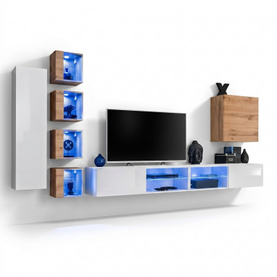 Wunnwand Designer Schaf Wand Regaler Sideboard Wandschaf Wunnzëmmerméibelen