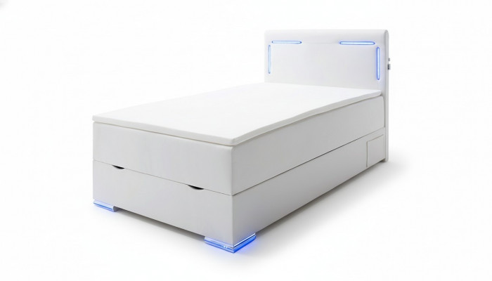 Schlofzëmmer Bett Polster Miwwelen Luxus Ariichtung Nei Modern Design