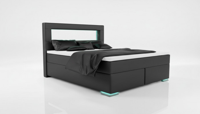 Schlofzëmmer Bett Textilien Luxus Polster Miwwelen 180x200 Miwwel Duebelbett Nei