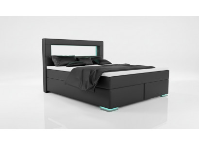 Schlofzëmmer Bett Textilien Luxus Polster Miwwelen 180x200 Miwwel Duebelbett Nei