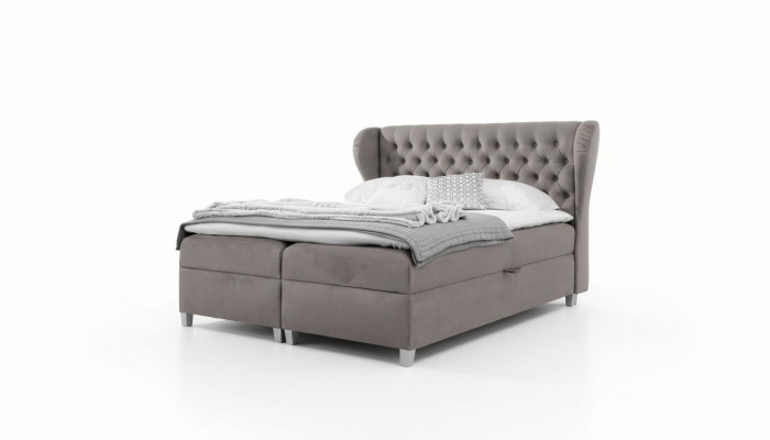 Chesterfield Boxspringbett Luxus Schlofkummer Ariichtung Modern Gepolstert Bett