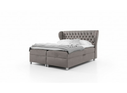 Chesterfield Boxspringbett Luxus Schlofkummer Ariichtung Modern Gepolstert Bett