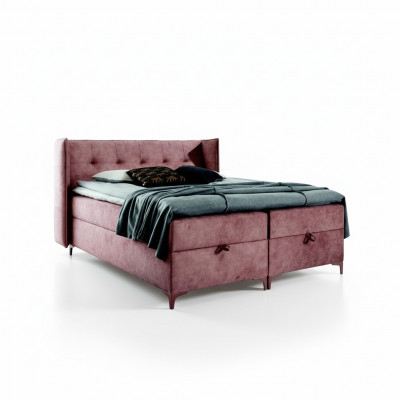Schlofzëmmer Miwwelen Boxspringbett Bett 160x200cm Modernen Design Ariichtung