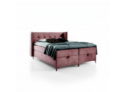 Schlofzëmmer Miwwelen Boxspringbett Bett 160x200cm Modernen Design Ariichtung