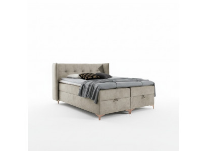 Einrichtung Schlofkummer Polsterbett Luxus Boxspringbett Duebel Design Miwwelen