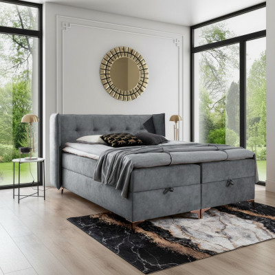 Boxspringbett 160x200cm Polstermébel Luxus Bett Schlofkummer Stil Modern