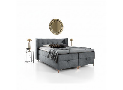 Boxspringbett 160x200cm Polstermébel Luxus Bett Schlofkummer Stil Modern
