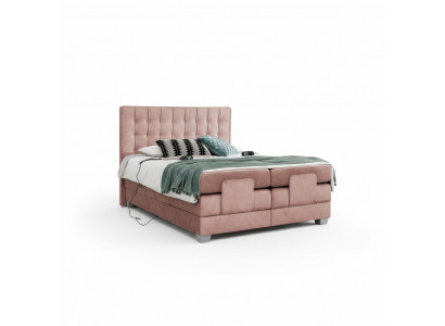Bett 160x200cm Ariichtung Schlofzëmmer Polsterbett Textil Modern Miwwelen Nei