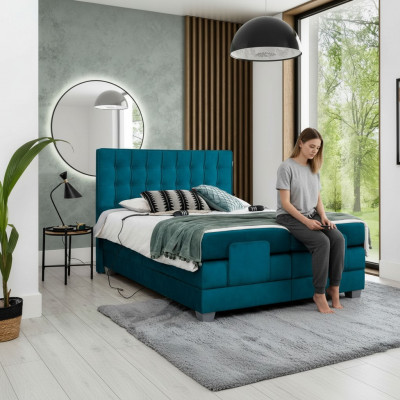 Schlofkummer Bett Polsterbett Modern Blo Doppelbett Design Textil Luxus