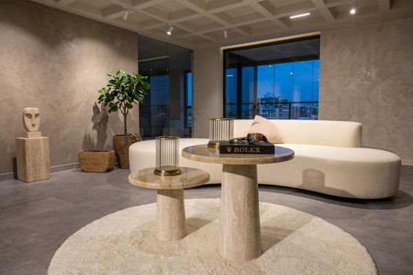 2x Couchtische Wunnzëmmer Set Holz Miwwelen Design Modern Ariichtung