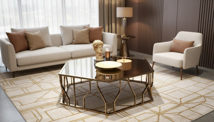 Modern Couchtisch Design Ariichtung Design Miwwelen Glas Dësch Stuff