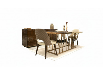 Design Still Stoff Polster Luxus Miwwelen Iesszëmmer Modern Ariichtung