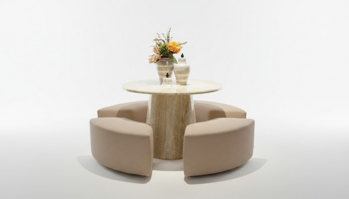 Luxus Wunnzëmmer Couchtisch Design Modern Miwwelen Holz Ariichtung
