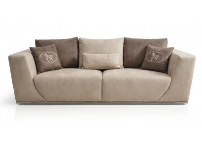 Wunnzëmmer Sofa Drésëtzeger Modern Sofa Canapé Polster Miwwelen Textil Ariichtung