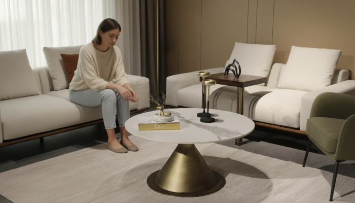 Luxus Salontisch Wunnzëmmer Design Miwwelen Modernen Dësch Ariichtung