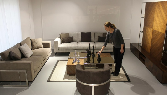 Wunnzëmmermiwwelen Design Wunnzëmmer Set 4 Deeler Modern Sofagarnitur Nei Sallendëscht