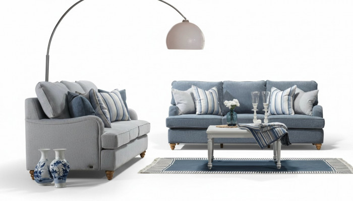 Sofa Dräisëtzer 2x Wunnzëmmer Luxus Miwwelen Modern Design Ariichtung