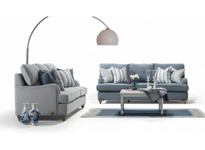 Sofa Dräisëtzer 2x Wunnzëmmer Luxus Miwwelen Modern Design Ariichtung