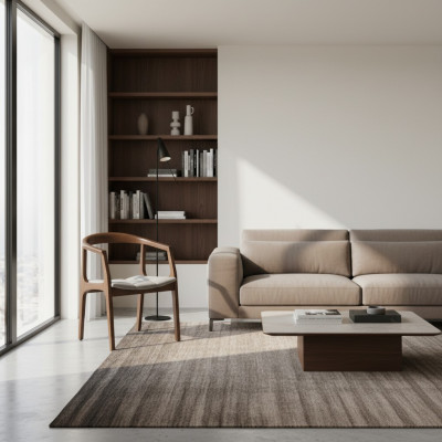 Brongen Stull mat Äermleef Modern Iesszëmmer Holz Stull Ariichtung Design