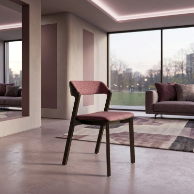 Braune Stull Modern Iesszëmmer Luxus Miwweldesign Polster Miwwelen Nei