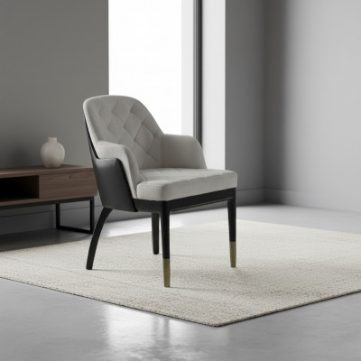 Stull mat Äerm Designer Luxus Miwwelen Iesszëmmer Nei Ariichtung