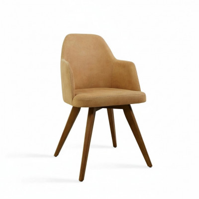 Designer Miwwelstull mat Armleenen Modern Luxus Iesszëmmer Ariichtung