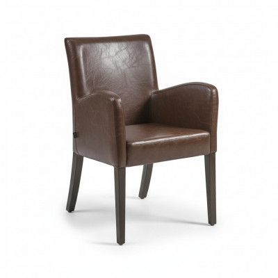 Design Lounge-Stull Iesszëmmer Gepolsterten Stull mat Armleenen Fauteuil Nei