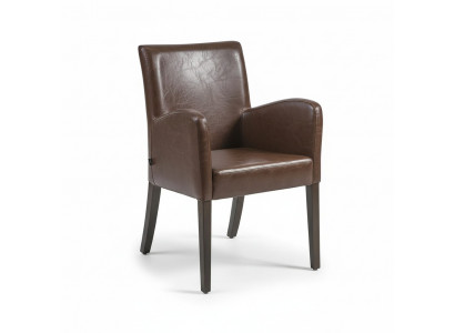 Design Lounge-Stull Iesszëmmer Gepolsterten Stull mat Armleenen Fauteuil Nei