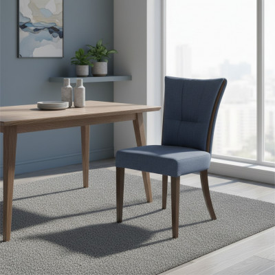 Moderne Stull Blo Miwwelen Designer Ariichtung Luxus Iesszëmmer Gepolsterte Sëtz