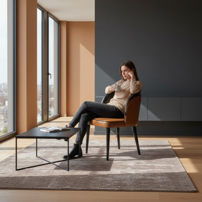 Nei Miwwelen Designer Stull Modern Iesszëmmer Polstersëtz Luxus Still
