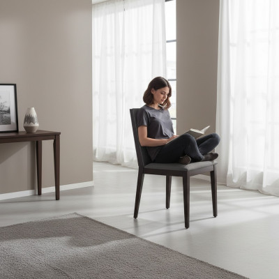 Grau Stull Iesszëmmer Miwwelen Designer Ariichtung Stil Modern Luxus Still
