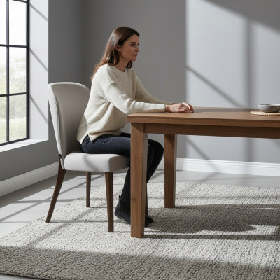 Iesszëmmer Modern Miwweldesign Stull Gro Ariichtung Luxus Still