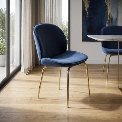 Blo Iesszëmmer Designer Still Ariichtung Luxus Still Nei Miwwelen