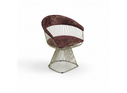 Stull mat Armleef Design Modern Miwwelen Luxus Armleefstull Gepolsterten Stull