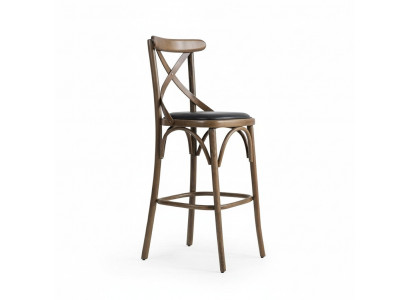 Designer Barhocker Moderne Holz Still Miwwel Iesszëmmerstill Ariichtung