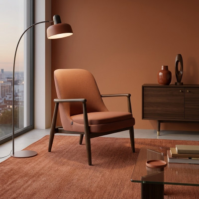 Fauteuil Wunnzëmmer Polster Luxus Sëtz Design Miwwelen Modern Ariichtung