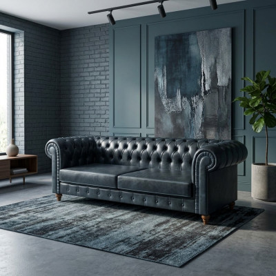 Moderne Chestefield Sofa Couch Drësëtzeger Luxus Polstersofas Designer