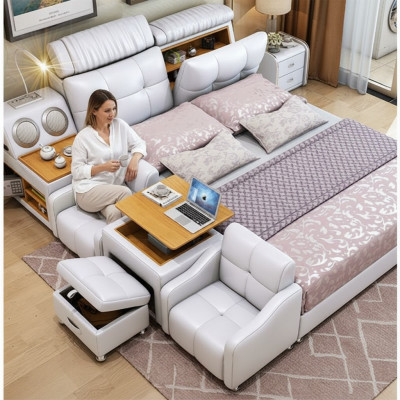 Multifunktion Bett Modern Hotel Bett Multifunktion Sound 180x200 Bluetooth
