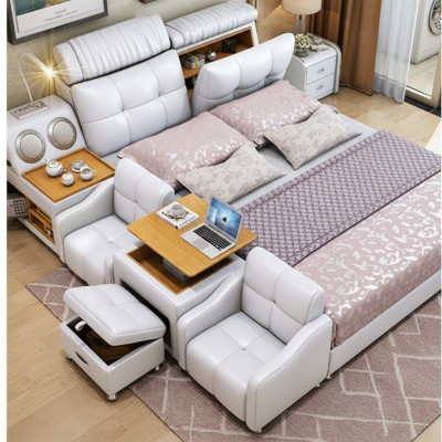 Multifunktion Bett Modern Hotel Bett Multifunktion Sound 180x200 Bluetooth