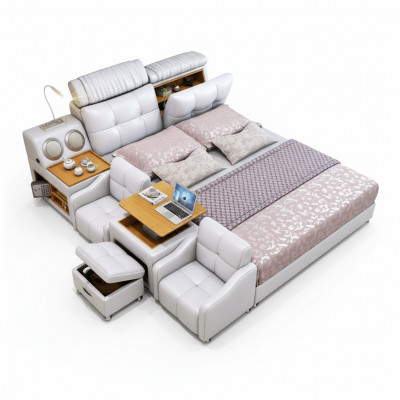 Multifunktion Bett Modern Hotel Bett Multifunktion Sound 180x200 Bluetooth