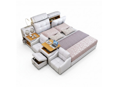 Multifunktion Bett Modern Hotel Bett Multifunktion Sound 180x200 Bluetooth