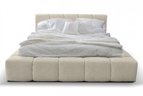 Bett Luxus Schlofzëmmer Bettrahmen Polster Design Luxus Duebel Hotel Better Wäiss