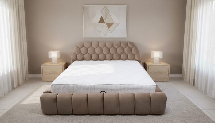 Designer Bett Schlofzëmmer Better Textil Hotel Luxus Polster Luxus