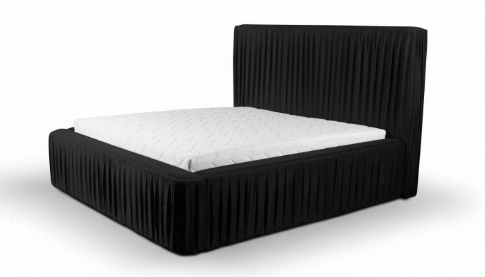 Bett Design Luxus Duebel Hotel Better Schloof Zëmmer Luxus Schwaarz Modern