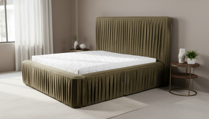 Stoffdesign Bett Duebel Better Luxus Bestiet Modernen Hotel Gestell Schlofzëmmer