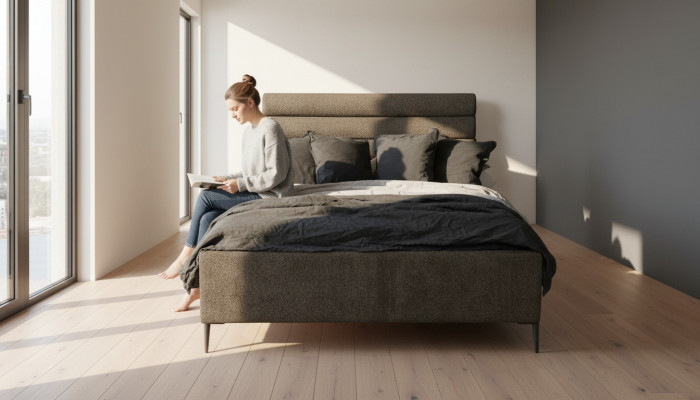 Textilkappkopf Gréng Design Luxus Duebel Schlofkummer Better Duebelbett