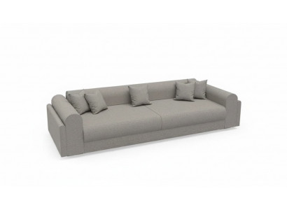 Designer Sofa 3-Sëtz gro Stoffsofa Sofas Textilien Canapé Dräisëtzer 240cm
